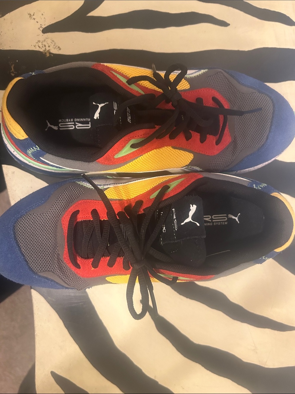 Puma Multicolor Men's Sneakers - Blue, Red, Yellow, Gray